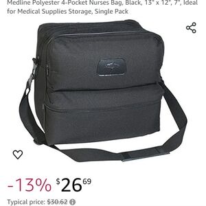 Medline 4 pocket polyester nurses bag